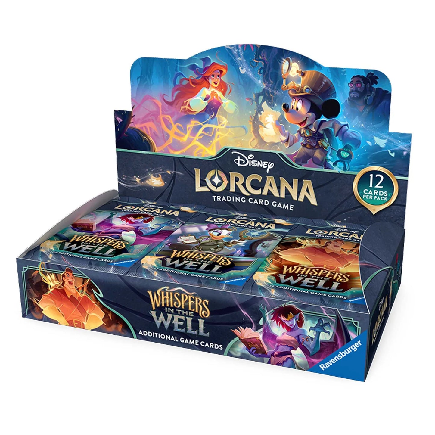 Disney Lorcana TCG - Whispers in the Well Booster Pack Display (24) - Set 10
